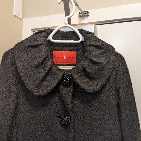 Ivanka Trump Wool Boucle Coat - Picture 3 of 4